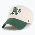 Kšiltovka 47 Brand MLB Oaklands Athletics Grand Stand CLEAN UP bone