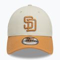 Kšiltovka  New Era WS Patch 9Forty San Diego Padres light beige 3