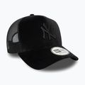 Kšiltovka  New Era Diamante Velour Trucker New York Yankees black