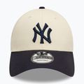 Kšiltovka  New Era Colourblock 9Forty New York Yankees light beige 3