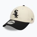 Kšiltovka  New Era Colourblock 9Forty Chicago White Sox light beige 3