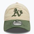 Kšiltovka  New Era Block Cord 9Twenty Oakland Athletics light beige 2