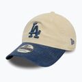 Kšiltovka  New Era Block Cord 9Twenty Los Angeles Dodgers light beige 2