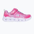 Dětské boty SKECHERS Heart Lights Boogie Love hot pink/multi 2
