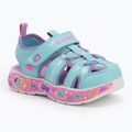 Dětské sandály SKECHERS Play Scene Splash Cute Crew turquoise/lavender