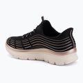 Dámské boty SKECHERS Summits Plus Soft Luster black/rose gold 3