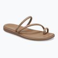 Dámské nazouváky Crocs Miami Toe Loop Sandal milk chocolate 8