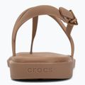 Dámské sandály  Crocs Miami Thong Flip milk chocolate 6
