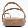 Dámské nazouváky Crocs Miami Toe Loop Sandal milk chocolate 6