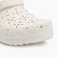 Nazouváky Crocs Classic Floral Cutout Clog chalk 8