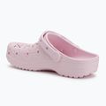 Nazouváky Crocs Classic Floral Cutout Clog pink milk 4