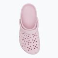 Nazouváky Crocs Classic Floral Cutout Clog pink milk 6