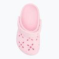Dětské nazouváky Crocs Classic Floral Cutout Clog Kids Toddler pink milk 6