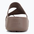 Dámské žabky Crocs Getaway Platform Toe Loop truffle 6