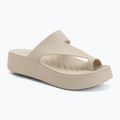 Dámské žabky Crocs Getaway Platform Toe Loop sandstone