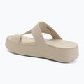Dámské žabky Crocs Getaway Platform Toe Loop sandstone 3