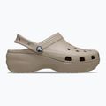 Dámské nazouváky Crocs Classic Platform Clog taupe 2