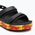 Dětské sandály Crocs Crocband Cruiser Flames black 7