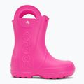 Dětské holínky Crocs Handle It Rain Boot Kids pink crush 2
