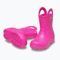 Dětské holínky Crocs Handle It Rain Boot Kids Toddler pink crush 10