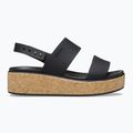 Dámské sandály Crocs Brooklyn Cork Low Wedge black/black 2