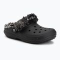 Nazouváky Crocs Classic Fleece Lined black