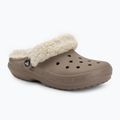 Nazouváky Crocs Classic Fleece Lined mushroom