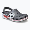 Dětské nazouváky Crocs Classic Soccer Band Clog Kids slate grey 9