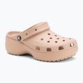Dámské nazouváky Crocs Classic Platform Clog pink caramel