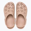 Nazouváky Crocs Classic Floral Cutout Clog pink caramel 5