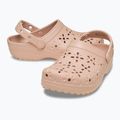 Nazouváky Crocs Classic Floral Cutout Clog pink caramel 6