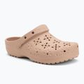 Nazouváky Crocs Classic Floral Cutout Clog pink caramel 2