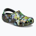 Nazouváky Crocs Classic Painted Floral black sand 9