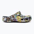 Nazouváky Crocs Classic Painted Floral black sand 3