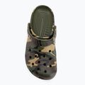 Nazouváky Crocs Classic Camouflage army green/multi 6