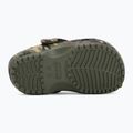 Dětské nazouváky Crocs Classic Camouflage Toddler army green/multi 5