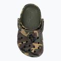 Dětské nazouváky Crocs Classic Camouflage Toddler army green/multi 6