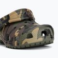 Dětské nazouváky Crocs Classic Camouflage Toddler army green/multi 8