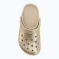Dětské nazouváky Crocs Classic Chunky Glitter sandstone 6