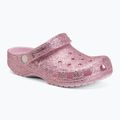 Dětské nazouváky Crocs Classic Chunky Glitter pink milk