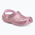 Dětské nazouváky Crocs Classic Chunky Glitter pink milk 2