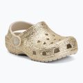 Dětské nazouváky Crocs Classic Chunky Glitter 211940 sandstone 2