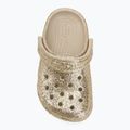 Dětské nazouváky Crocs Classic Chunky Glitter 211940 sandstone 6