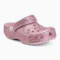 Dětské nazouváky Crocs Classic Chunky Glitter 211940 pink milk