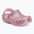 Dětské nazouváky Crocs Classic Chunky Glitter 211940 pink milk 2