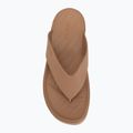 Dámské žabky Crocs Gateway Platform milk chocolate 5