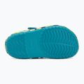 Dětské nazouváky Crocs Crockband Glow Confetti Band turbo teal/multi 5