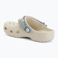 Dětské nazouváky Crocs Classic Denim Flower Adjustment Backstrap summit white 4