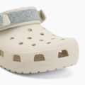Dětské nazouváky Crocs Classic Denim Flower Adjustment Backstrap summit white 8