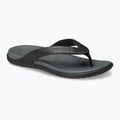 Žabky Crocs Coast Flip black/slate grey 8